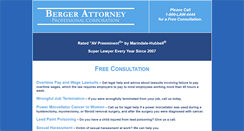 Desktop Screenshot of bergerattorney.com